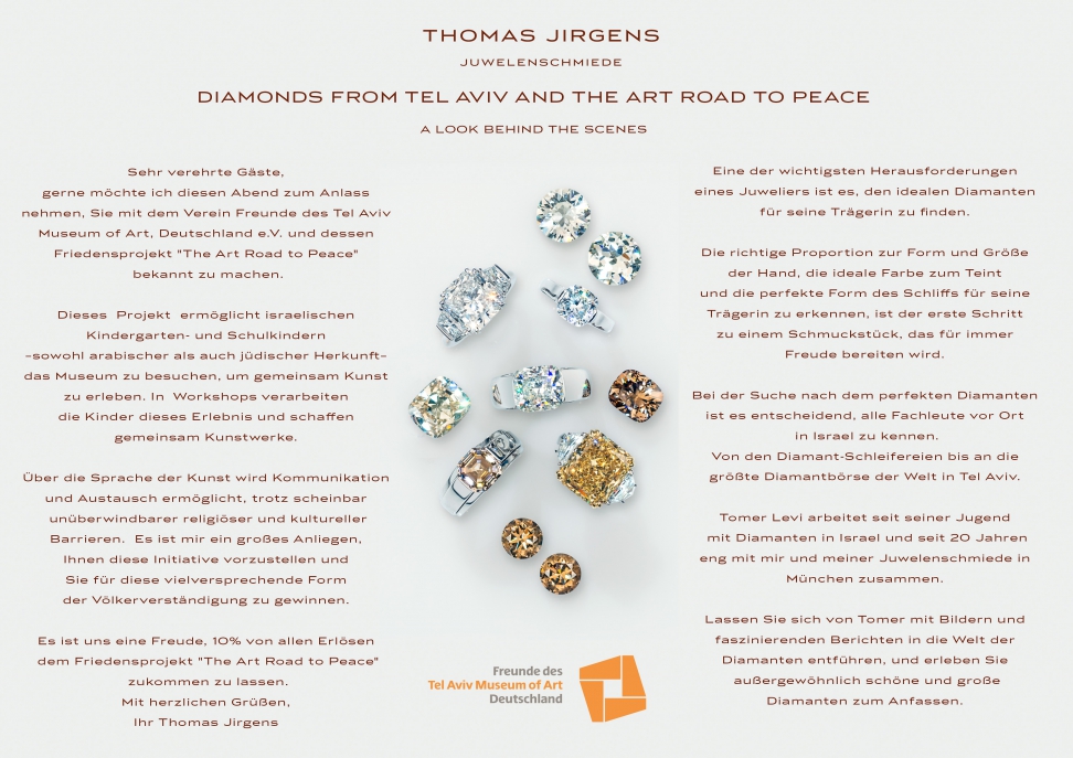 Diamonds from Tel Aviv and the Art Road to Peace