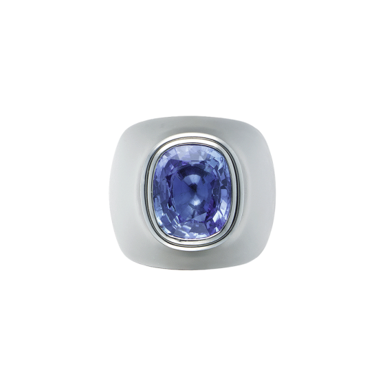 FROZEN WATER Ring Frozen Water sapphire ring sapphire 10.5 carat platinum ring antique oval faceted Sri Lanka Ceylon sapphires rock crystal platinum sapphire rings precious stone crafting master enterprise