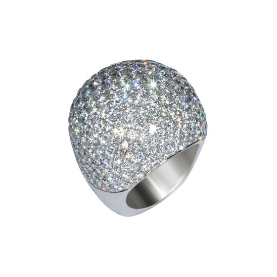 BIG SPARKLE Billiant-Ring Großes-Funkeln weißen Brillanten 12,64 Karat 750/000 Weißgold verarbeitet Brilliantring Diamantring Hochzeitsring Ringeverkauf in München