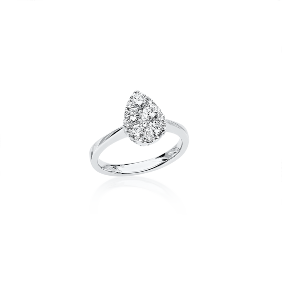 BASIC DIAMONDS Diamantring Diamantenringe Diamantringe mit Diamanten wahlweise in Weißgold Gelbgold oder Roségold gefertigt Ringmanufaktur Juwelier Goldschmied Meister aus München
